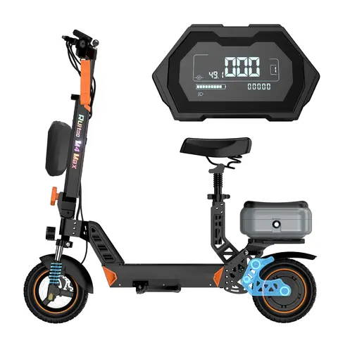 Electric Scooter for Adults, 1000W Motor, 48V 18.2Ah Lithium Battery, Long Range Foldable E Scooter, 10" Tires, Commuter Electric Scooter
