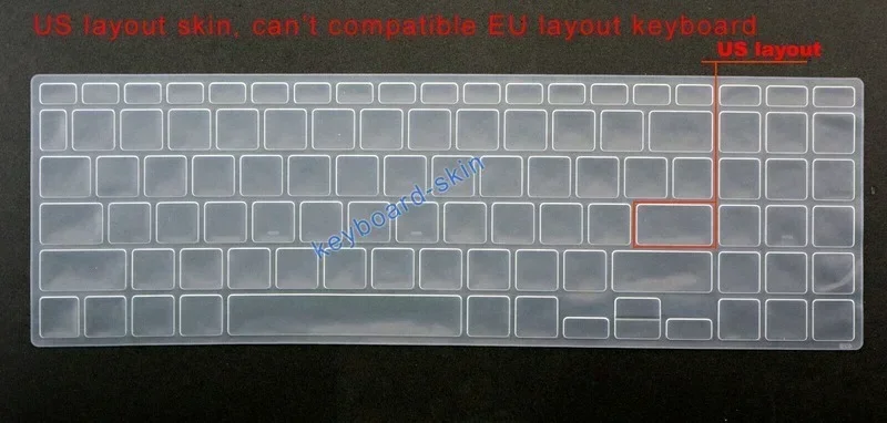New for Asus VivoBook15X 2020 year version laptop US Keyboard Silicone Skin Cover Protector
