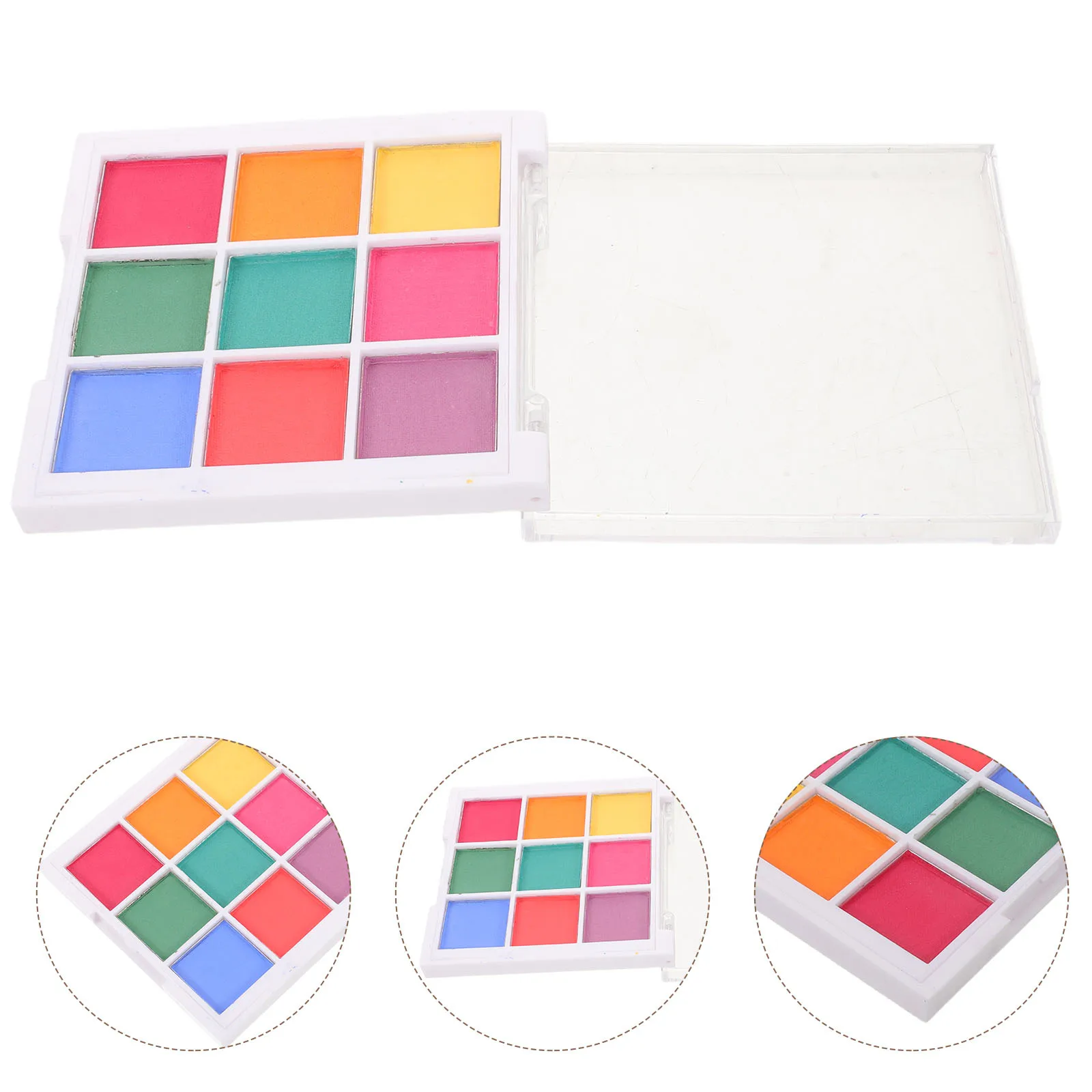 

1 Box Gradient Mirror Nail Powder Pigment Innovative Solid Design Easy Application Manicure Powder Palette Ombre Nail Art