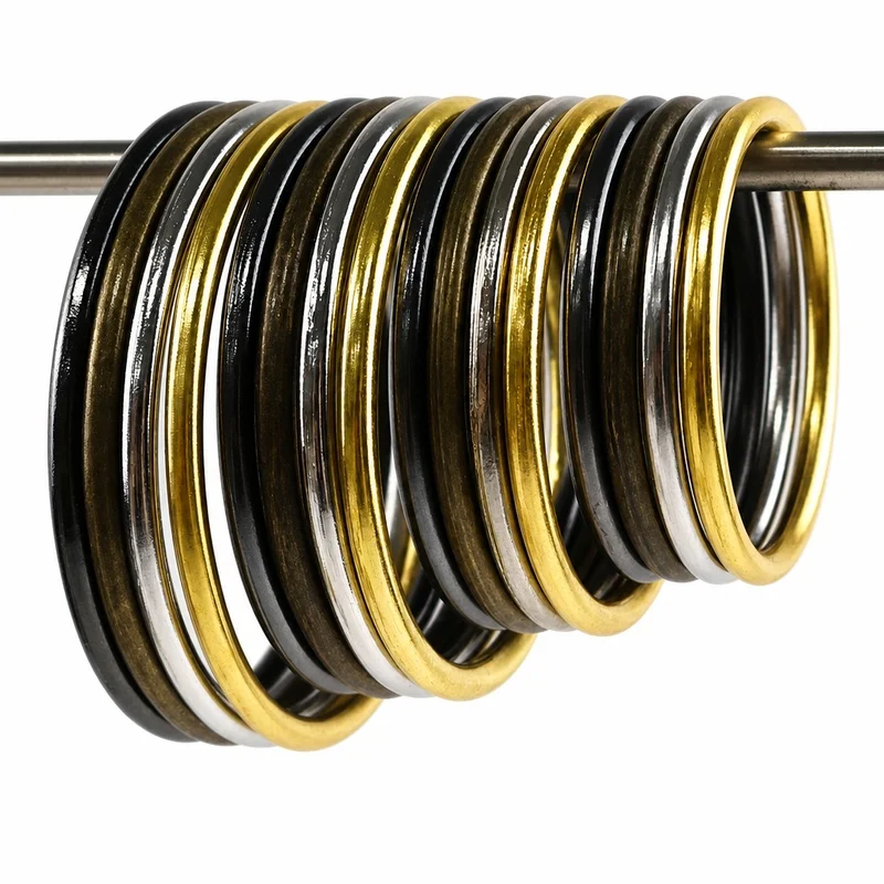 20Pcs 20-50mm Metal O Ring Buckle Webbing Strap Keychain Rings Connector Hook Bag Shoes Adjuster Clasp DIY Hardware Accessories