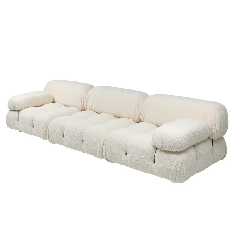 

Cream style sofa, small apartment Internet celebrity, modern simplicity, living room module sofa combination