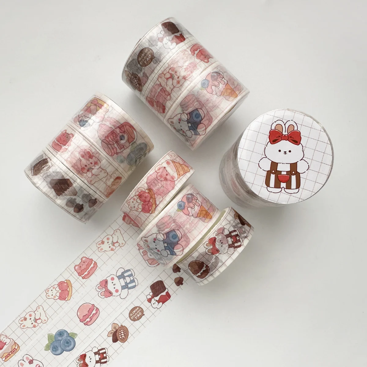 3 pcs/set Kawaii Animals Face Cartoon Washi Tape Set Masking Tapes Scrapbooking Diy Journal Stationery School Supplies Gift