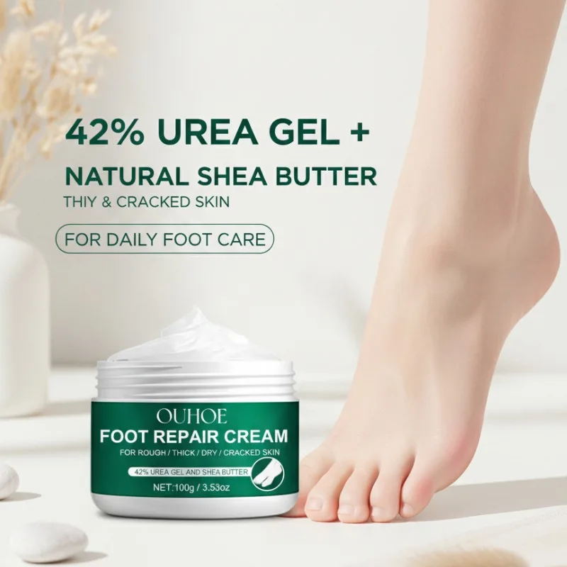 42% Urea Foot Repair Cream With Shea Butter Repairs Cracked Heels Relieves Dryness Moisturizing Exfoliating Lotion For Foot Skin