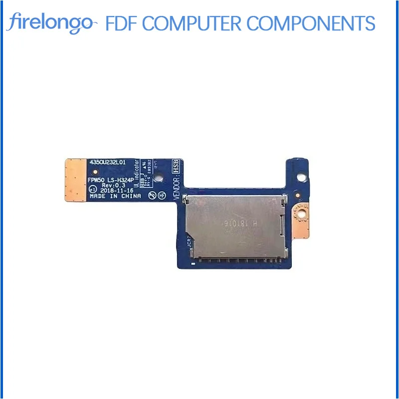 For HP 15s-du 15-GW 15-GW0502sa Laptop SD Card Reader LS-H324P High Speed Memory Card Adapter