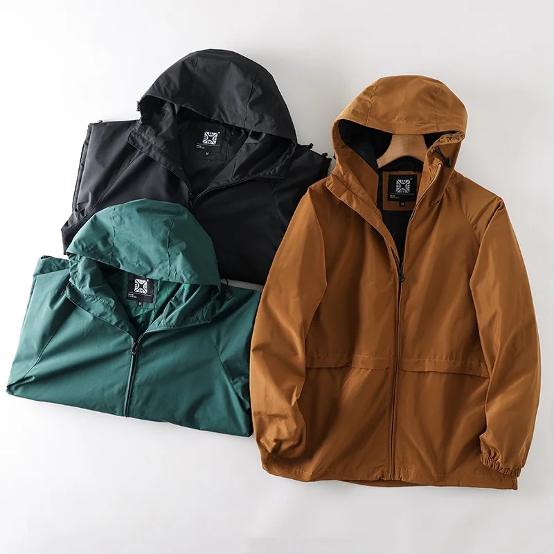 

Advanced Design Men's Windproof Waterproof Hooded Jaet Spring New Sle Mountain Series Functional Faion Urban Youth Oute...