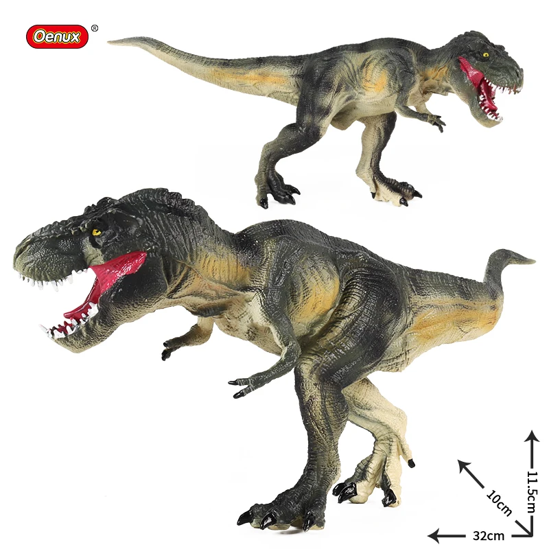 Oenux-figuras de acción de Indominus Rex, Spinosaurus, plesiosauro, Brinquedo, dinosaurios, animales del mundo, modelo de colección, juguete para niños