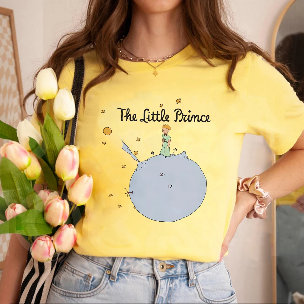 Harajuku Classic Book Shirt Little Prince T-shirt Le Petite Prince Tshirt  Saint Exupery Tee Unisex Crewneck Short Sleeves Tops