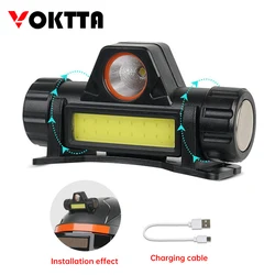 Automatic Variable Photoelectric Welding Face Cover Lamp Usb Charging Dual-Purpose Headlight Argon Arc Welding Cap Welding Light