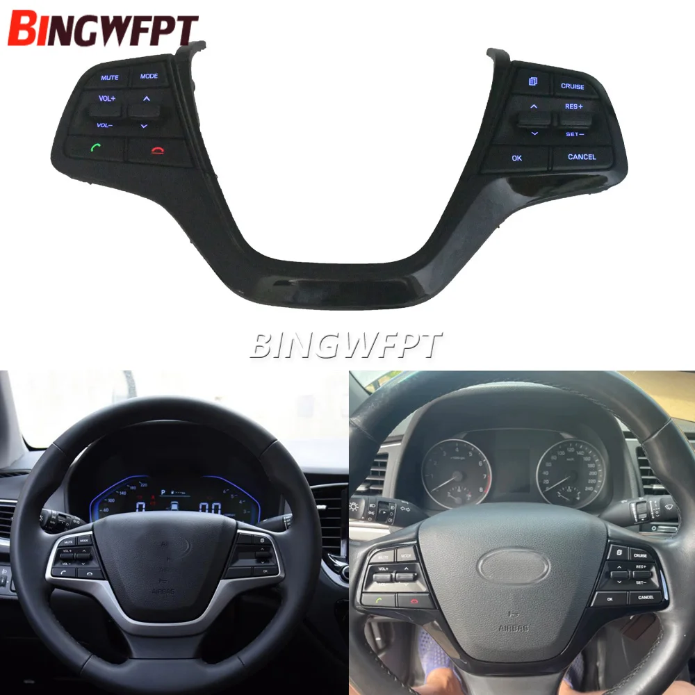 

Кнопочный переключатель на руль для Hyundai Elantra 2016 л 2017 2018 2019
