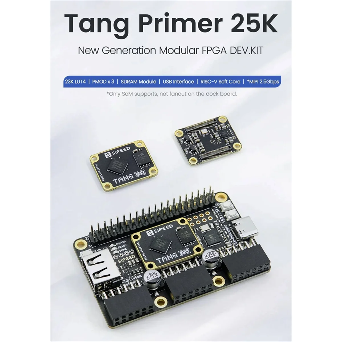 Tang Primer 25K GOWIN GW5A RISCV FPGA geliştirme kurulu PMOD SDRAM