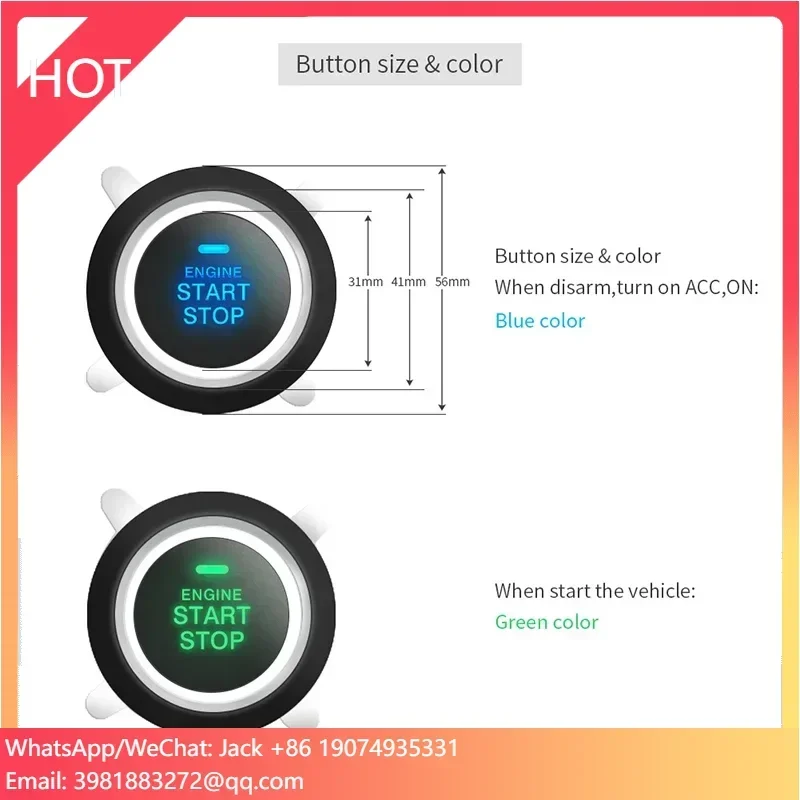 

Easyguard PKE Engine Start Stop System /remote Start Car/push Start Button