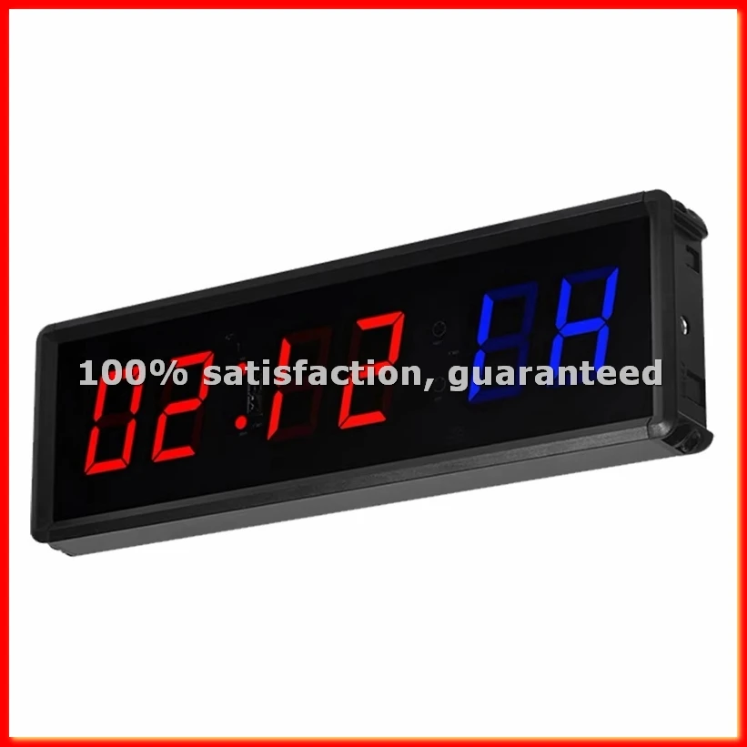 

Портативный таймер для спортзала с функцией обратного/прямого отсчета, цифровой таймер с дистанционным управлением, многофункциональные фитнес-часы для бокса (US)-BCBW