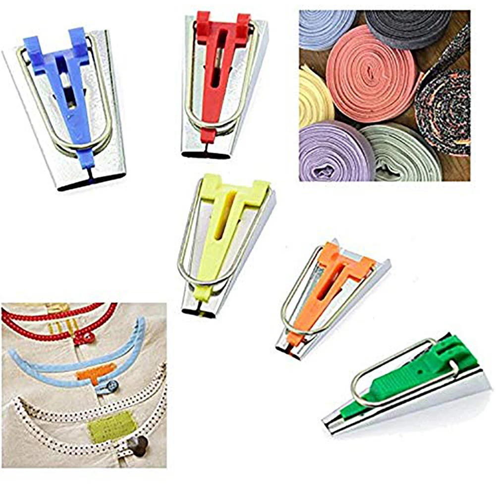 6 /9/12/18/ 25mm Bias Tape Makers Sewing Machine Tools Bias Binding Tape Maker Sewing Accessories DIY