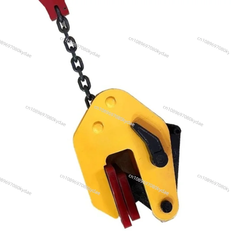 0.5T-1Ton Stainless steel vertical trackless lifting pliers seamless vertical clamp steel plate hooks tongs lifter