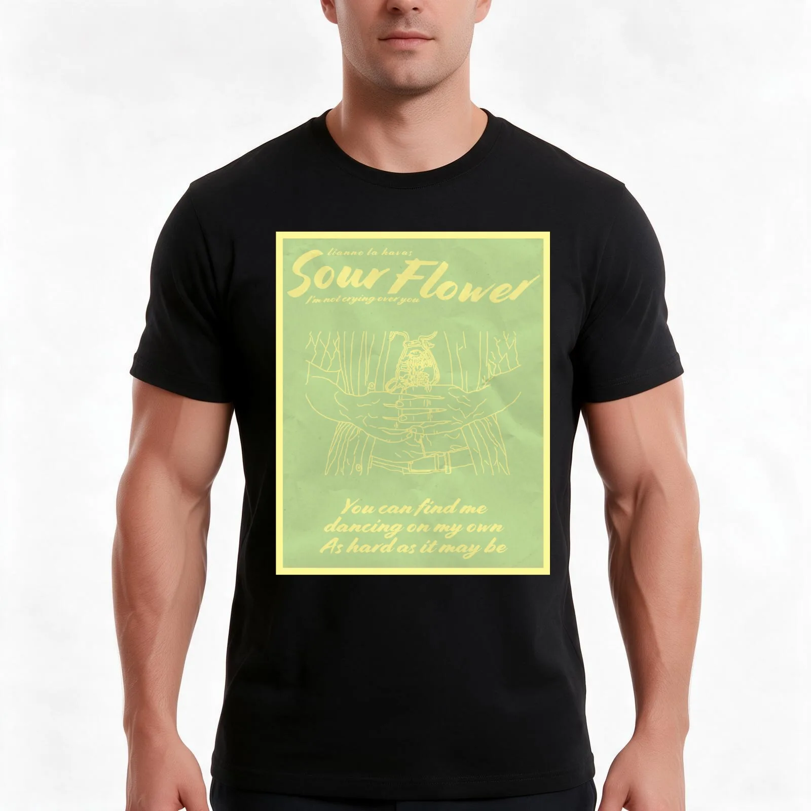 Lianne La Havas Sour Flower song graphic T-Shirt, Summer Casual Cotton Tee, Oversized Streetwear Tops, Vintage Graphic Print
