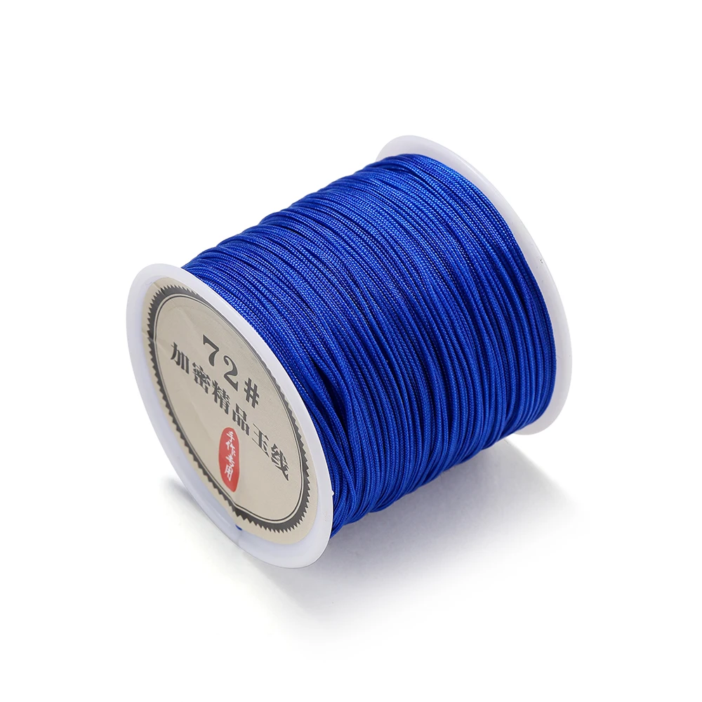 10/50M 0,8mm Nylon Faden Schnur Makramee Seil Armband Geflochtene Schnur Für DIY Quasten Perlen Schnur schmuck Machen Zubehör
