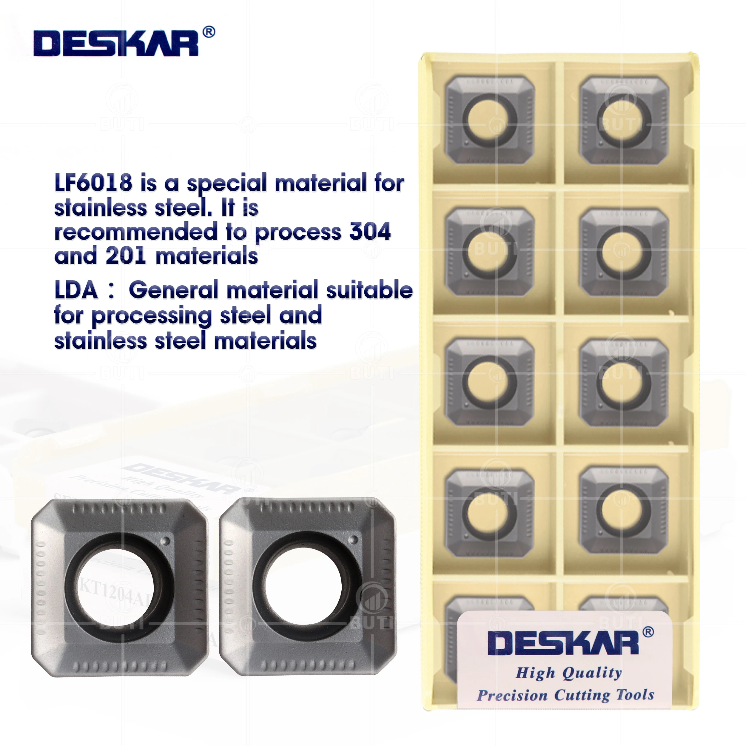 

DESKAR 100% оригинальный SEKT1204AFTN-XM LF6018 высококачественный Фрезерный резак CNC токарный инструмент твердосплавные фрезерные Вставки