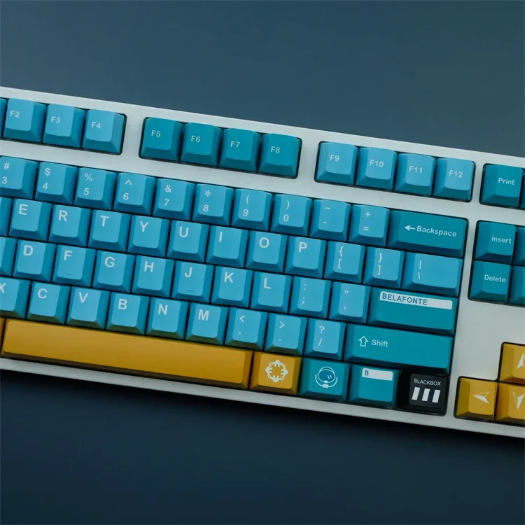 Fangte Keycaps Keycaps Original Cherry Height Keycaps Sublimación de cinco caras PBT