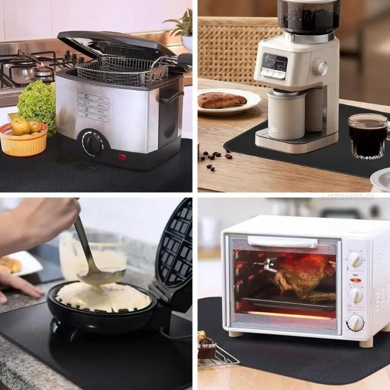 27RB 60x40 ซม. ทนไฟทนไฟและป้องกันพื้นกันน้ำได้อย่างสมบูรณ์แบบสำหรับการย่างกลางแจ้งและเครื่องใช้ในการปรุงอาหาร