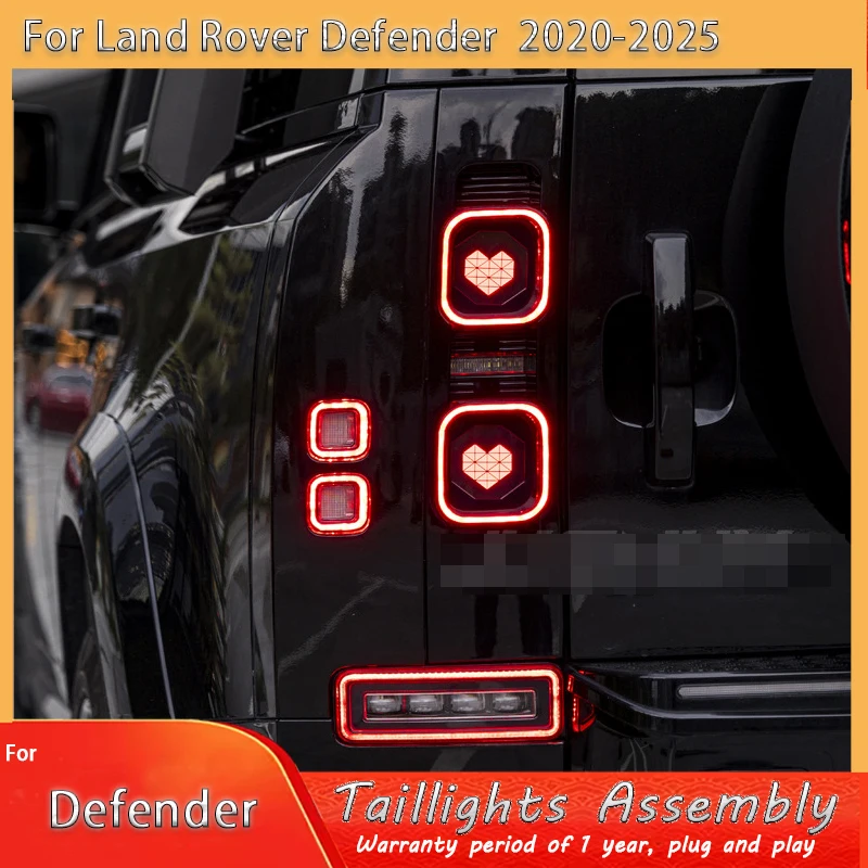Taillight For 20-2025 Land Rover Defender LED tail light assembly modification OLED variable pattern driving lights brake light