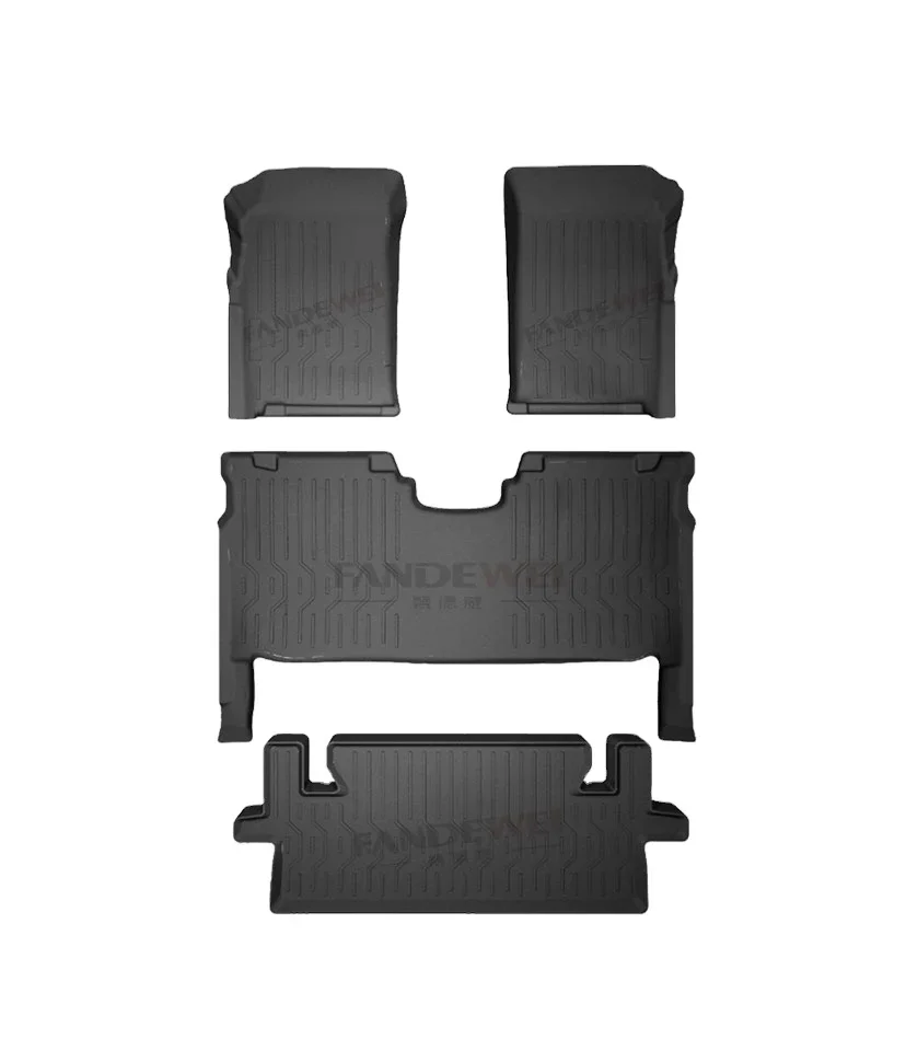 

Hot-selling2022 New Design Antiskid Durable Rubber Car Mats Waterproof Anti slip Car Floor Mats Carpets for Hyundai Santa FE