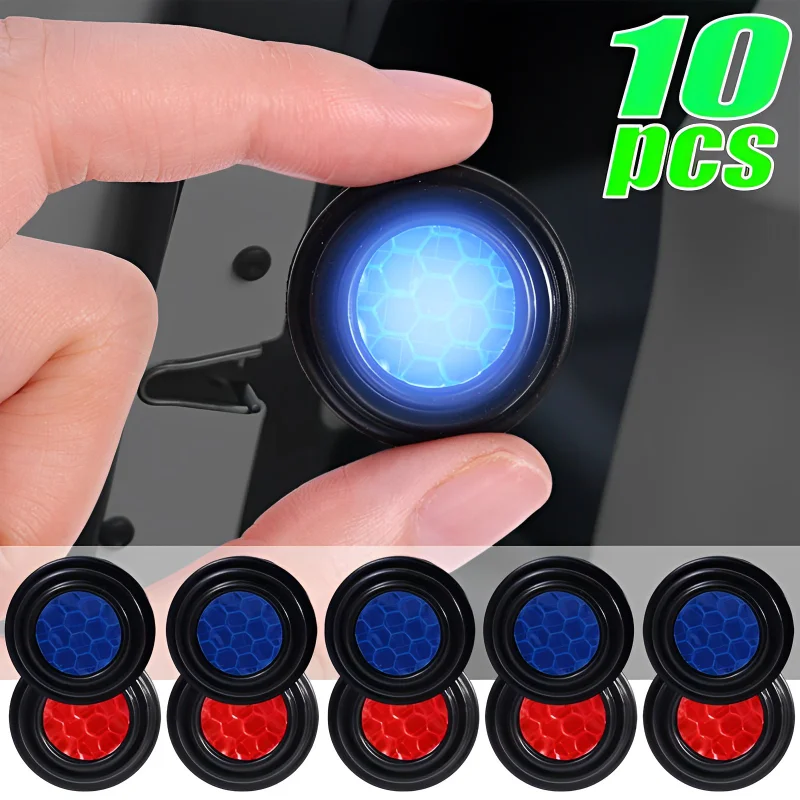 

Car Door Anti-collision Silicone Mat Reflective Shock Absorption Sound Insulation Sticker Car Hood Trunk Mute Gasket Accessories
