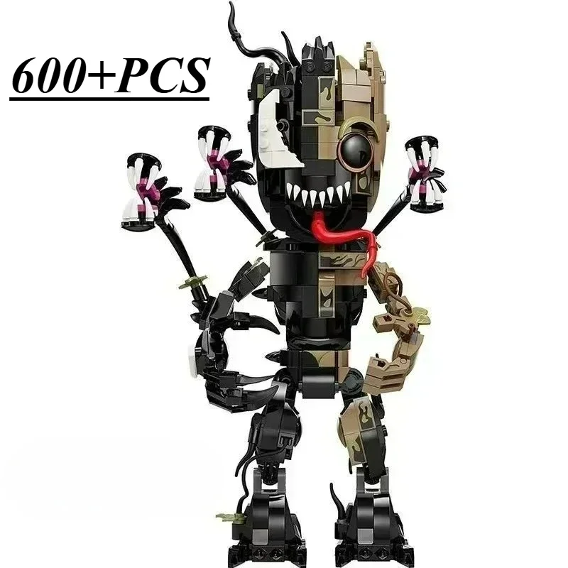 핫토이즈 마블 아이 앰 트리맨 슈퍼히어로즈 베놈화 트리맨 모델 피규어 호환 76249 빌딩 블록 브릭 선물 어린이용