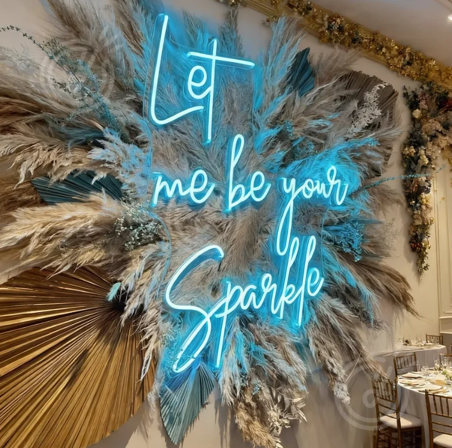 

Custom Three Rows LED Neon Sign Creative Wall Hanging Light Decor for Home Bedroom Party Wedding Birthday Unique Gift for Child