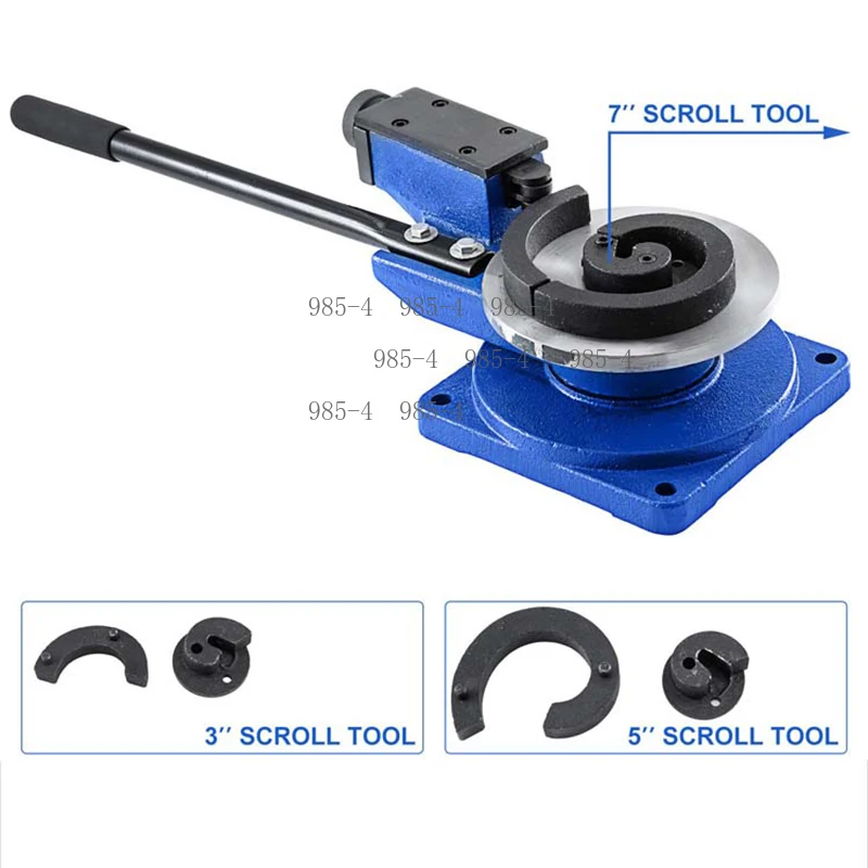 Scroll Type Steel Iron Universal Bending Machine