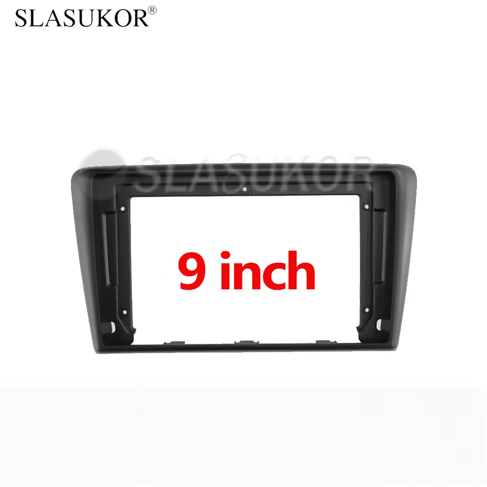 9 inch Car Frame Fascia Adapter For SKODA RAPID SPACEBACK 2014 Frame No Cable Android Radio Dash Fitting Panel Kit