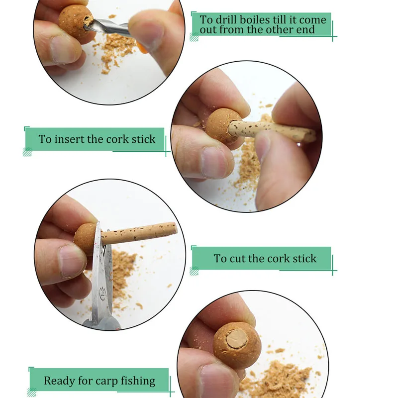 Cebo de carpa boilies emergentes Zig para aparejo Chod - imagen 2