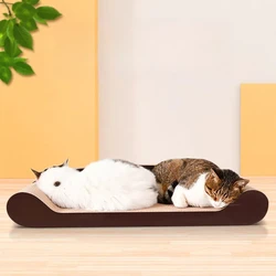 Cat Bed Scratching Pads Cardboard Scratch Lounge Sofa Bed Cat Scratcher Mat