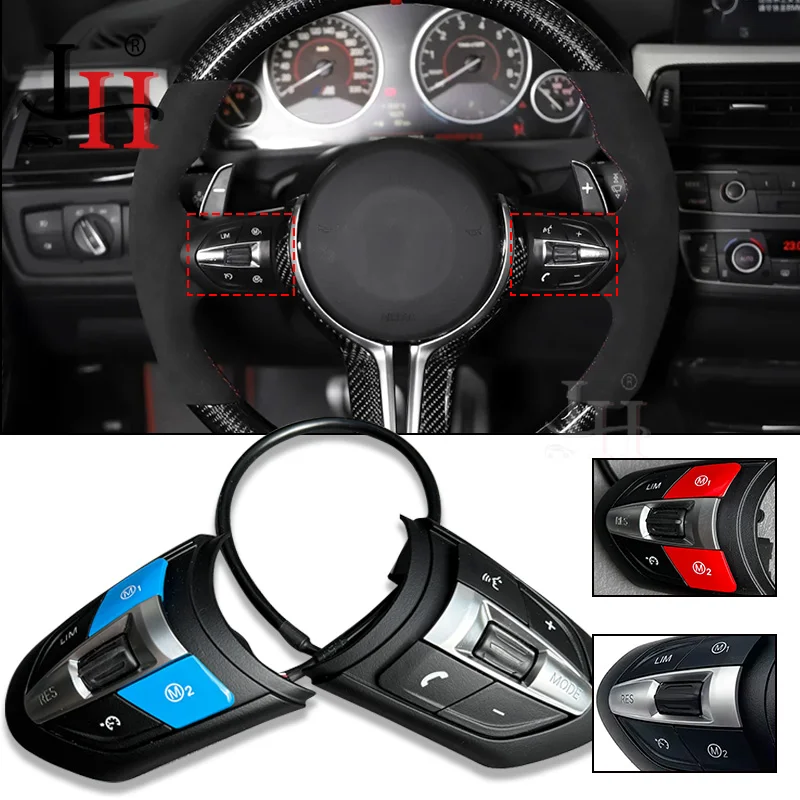 Кнопки на руль, подходят для BMW F10 F20 F30 E70 E90 F32, серия 3, универсальная серия 5, аксессуары для рулевых колес