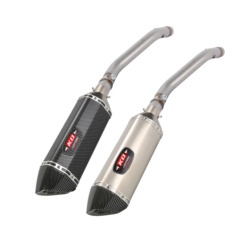 

Slip On ZX6R For Kawasaki Ninja ZX6R 2024 2025 Motorcycle Exhaust System Muffler Mid Link Pipe Escape Stainless Steel DB Killer