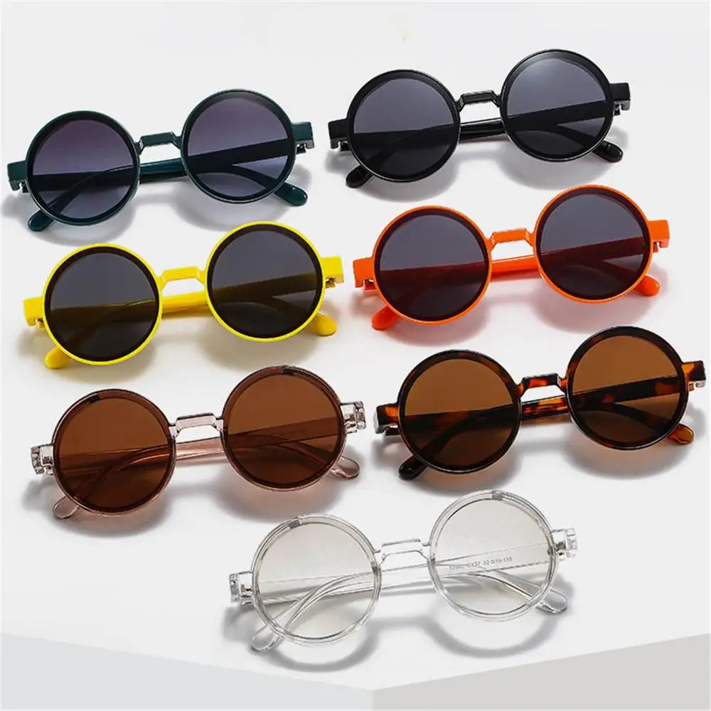 Fashion Ins Popular Rock Roll Round Hip Hop Shades Punk Sunglasses Women Eyewear Steam Glasses