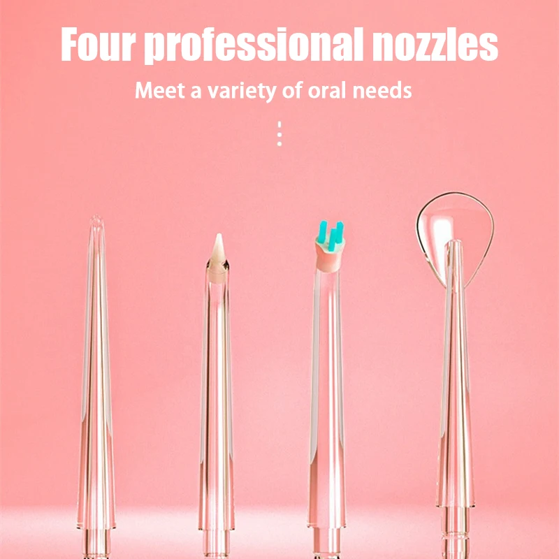 * Hot Sale 4 Pcs/Set Replaceable Oral Dental Nozzles For Oral Irrigator Dental Water Jet Mouthwash Flosser