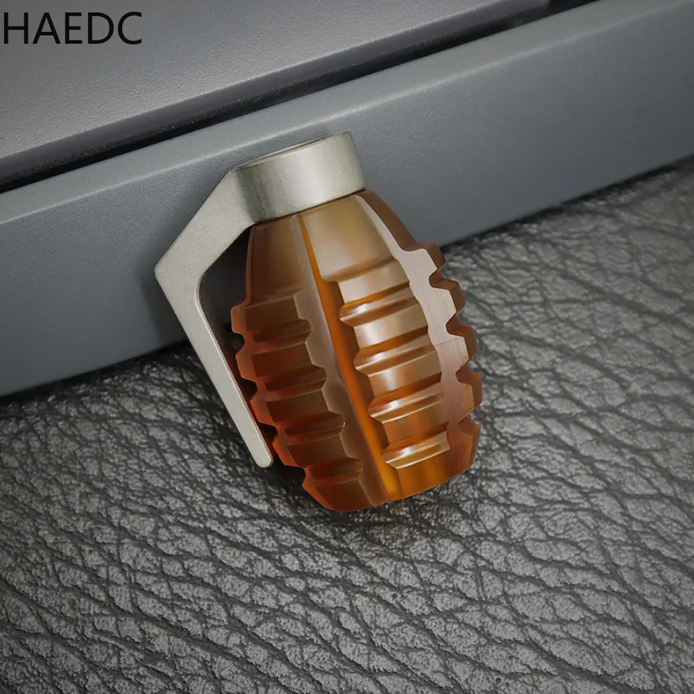 HAEDC PEI Titanium Alloy Detachable EDC Paracord Pendant DIY Buckle Pendant