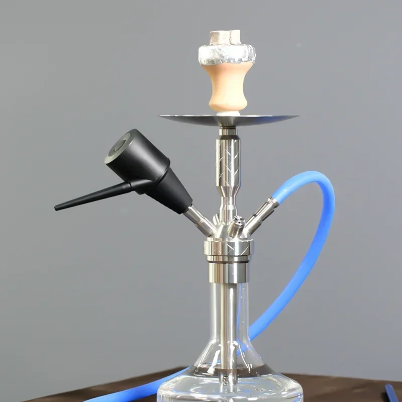 E-Shisha Electric Hookah Automatically Blown Smoke Blower Powerful Water Pipe Shisha Filter Narguilé Smoking Accessories