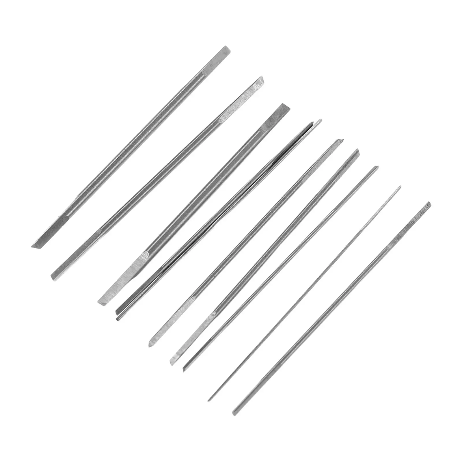 10Pcs Mini Jewelry Drill Bits Double Head Pearl Drilling Accessories for Hand Drills Beads Stones Shell Crafting Tools