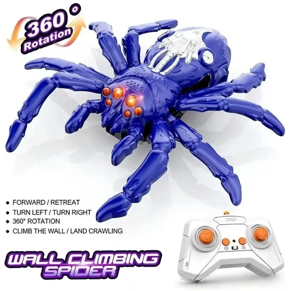 Remote Control Wall Climbing Lizard 360 Rotation Realistic Remote Control Gecko Car Interior Decor Electric Simulation