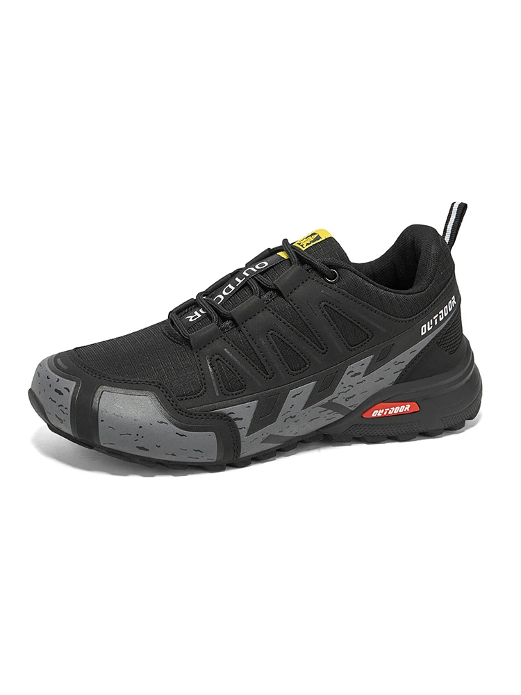 Herren-Wanderschuhe für den Außenbereich, wasserdicht, rutschfest, für jedes Gelände, Sportschuhe mit breiter Zehenpartie, zum Wandern, Radfahren, Camping, Jagd, Wanderschuhe – Detail 15