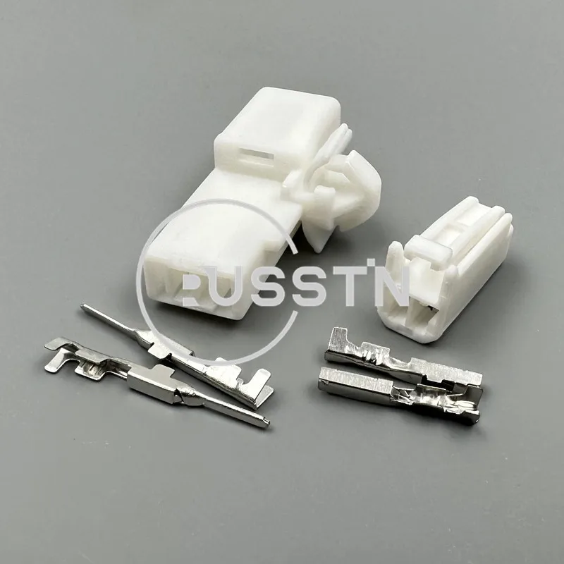 1 Set 2 Pin Automotive Reader Coil Connector Car Light Plug Socket AC Assembly For Toyota 7282-5845 7283-5845