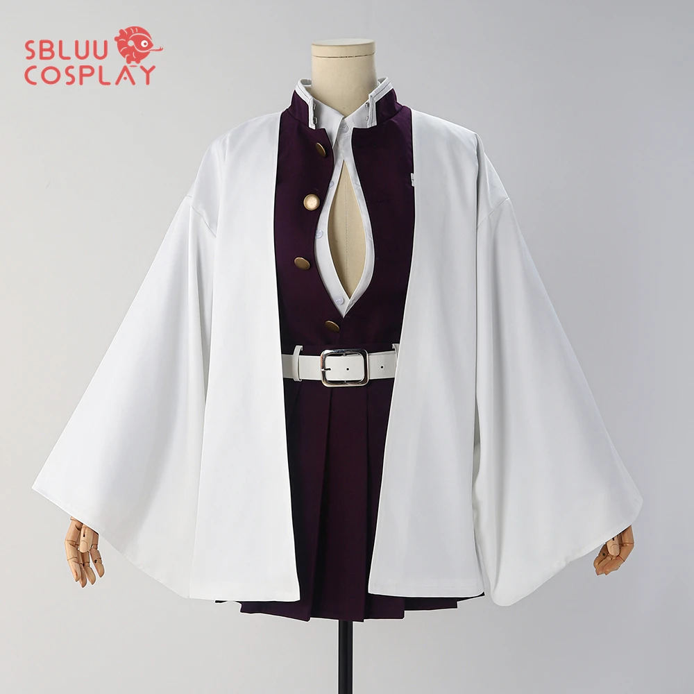 SBluuCosplay 甘露寺蜜璃 コスプレ衣装 刺繍 SRクオリティ パープル TR