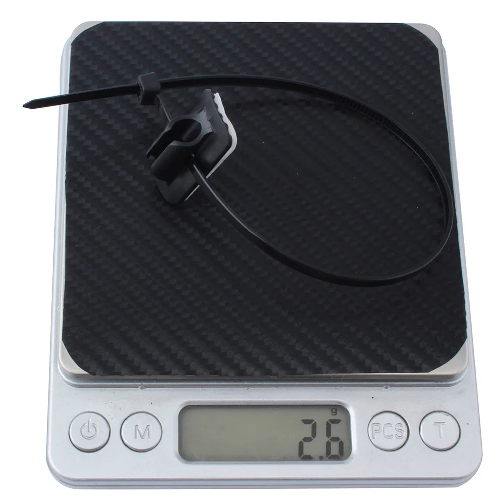 

4pcs Bike Zip Ties For Bicycle Cable Fixing Brake Shifter Line Pipe Mounting Clip Frame Stop Bolt Tubing Holder Black