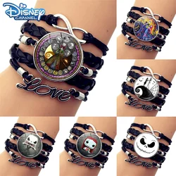 The Nightmare Before Christmas bracciali Anime Figure Jack Skellington Sally accessori per gioielli braccialetto di halloween regalo Cosplay