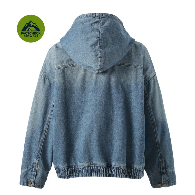 FACTCHECK High Quality EU US Size New Solid Color Washed Denim Jacket Fall Winter Travel Safari Hiking Hunting Work Jean Jacket