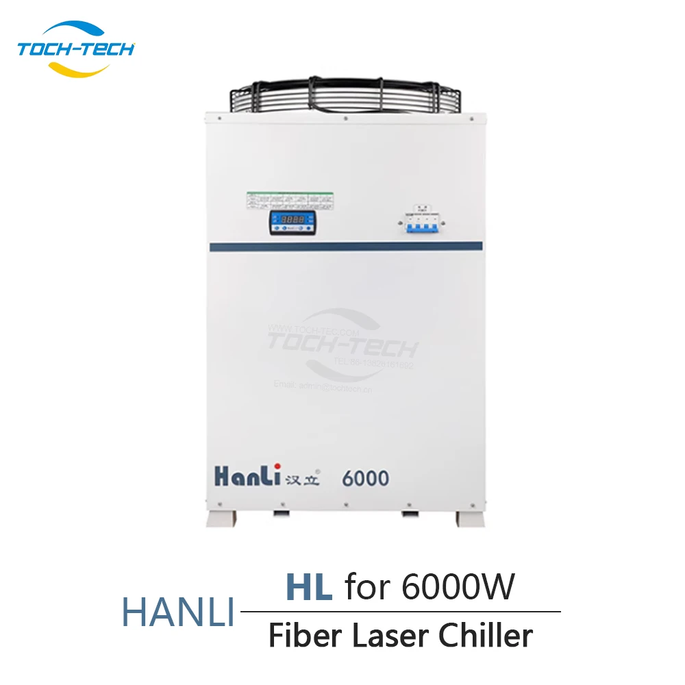 

Cooling Capacity HANLI HL 6000W 8000W Water Cooled Machine Fiber Laser Chiller For Cutting Machine