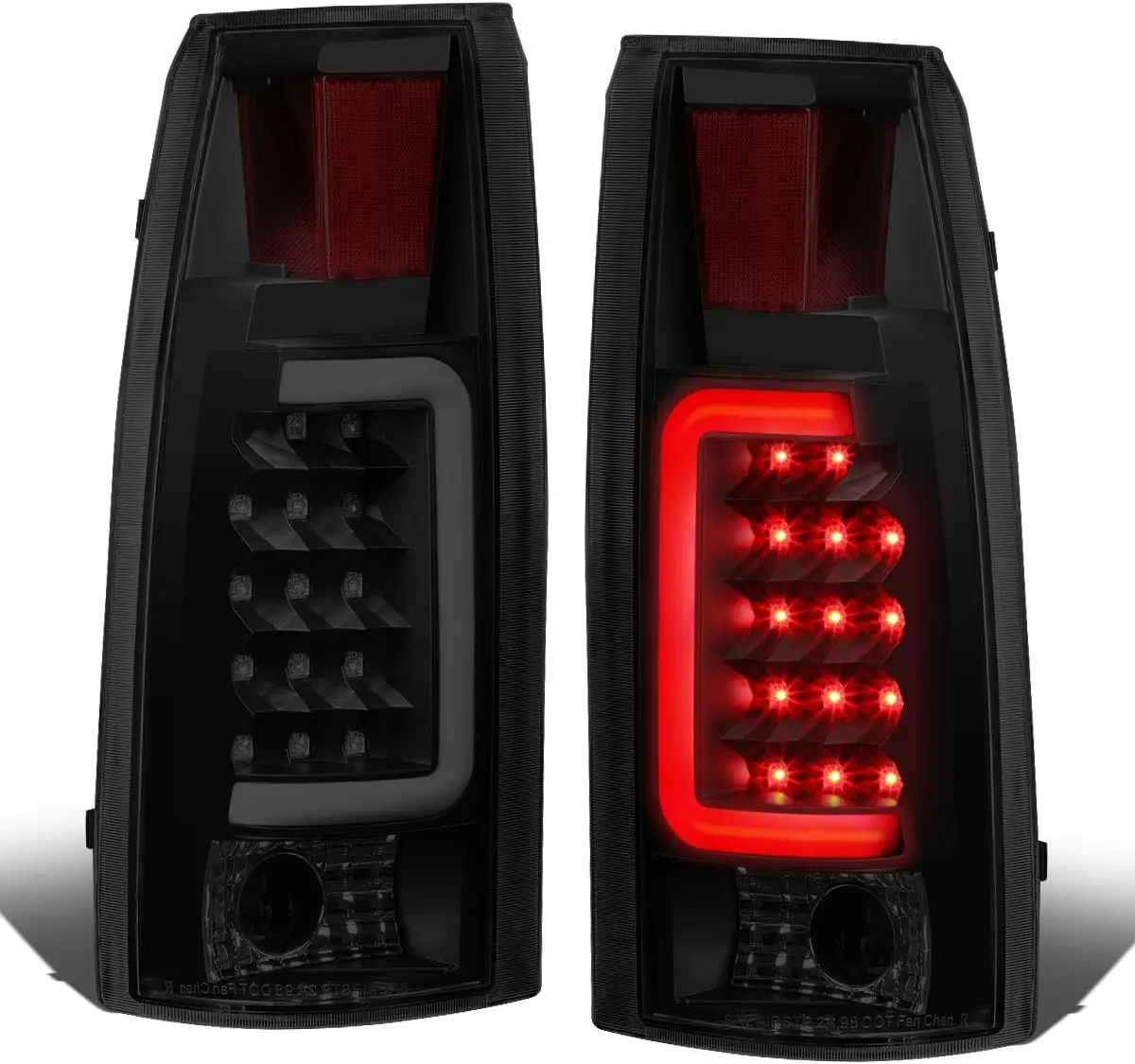 

TL-C10-LED-3D-BK-SM LED 3D Tail Light Assembly Driver & Passenger Side [Compatible with 99-00 Escalade / 92-94 Blaz