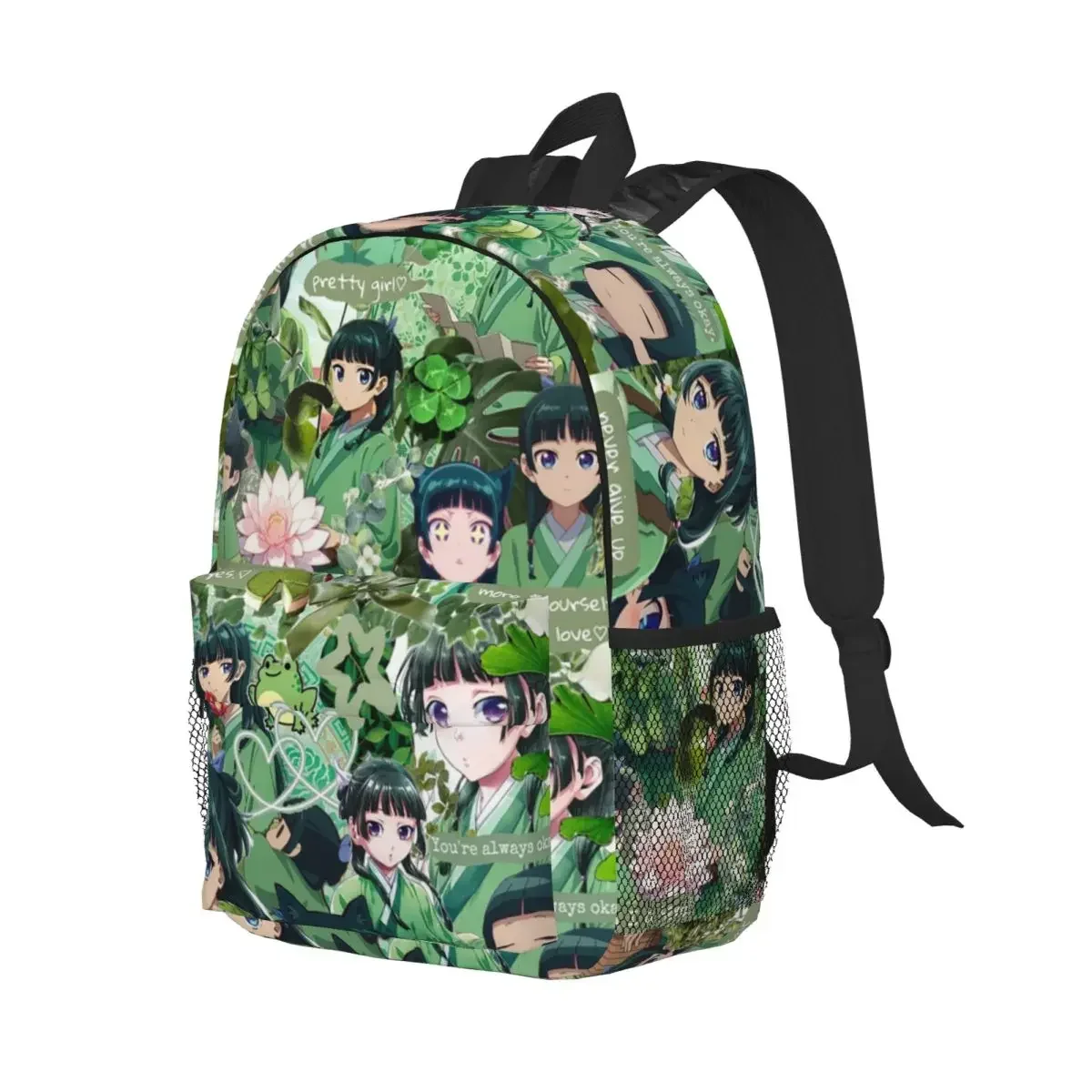 يوميات الصيدلية Maomao حقيبة الظهر للطلاب بنين بنات حقيبة كتب للأطفال حقيبة مدرسية حقائب كتف للكمبيوتر المحمول للرجال والنساء #1