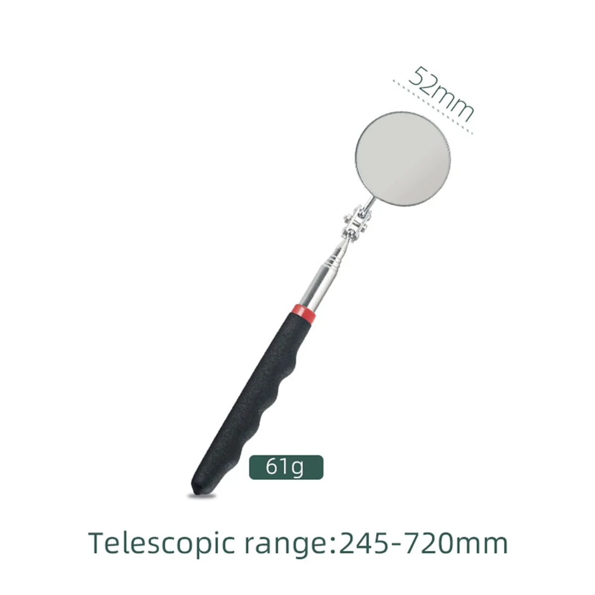 A002 5pcs Mechanical Repair Tools Adjustable Automotive Telescopic Detection Lens Inspection Mirror Magnet Attractor Set